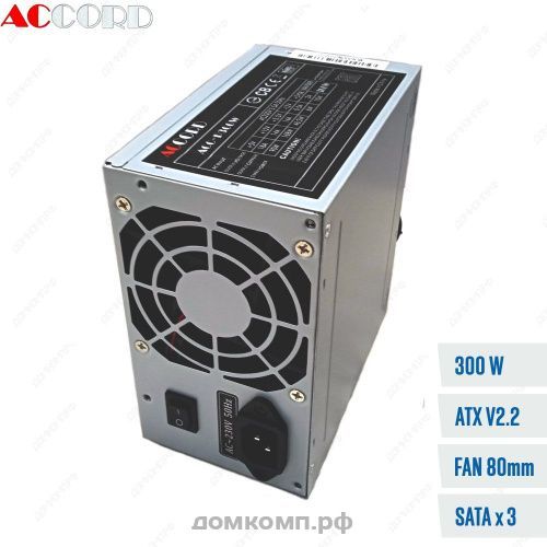 Блок питания 300 Вт Accord ACC-P300W