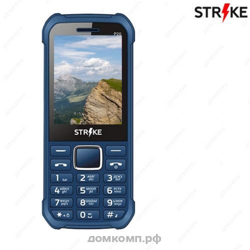 Мобильный телефон Strike P20 черный недорого. домкомп.рф