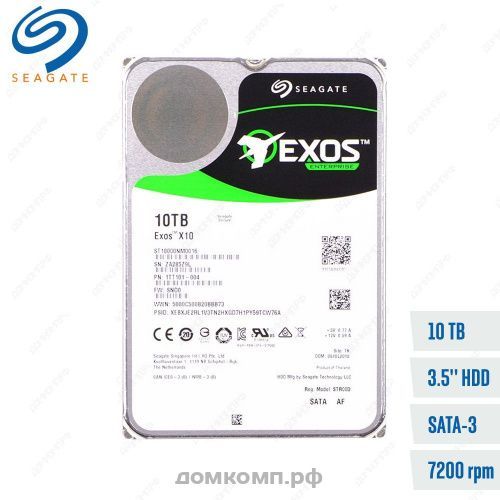 Жесткий диск 10Tb Seagate Enterprise Capacity ST10000NM0016