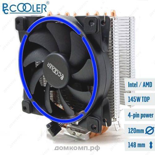 Кулер для процессора PCCooler GI-X4 до 145 Вт