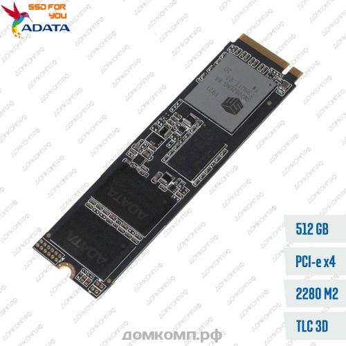 Накопитель SSD M.2 2280 512 Гб A-Data SX8200 Pro [ASX8200PNP-512GT-C] NVMe