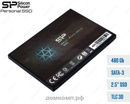 быстрый SSD 480 Гб Silicon Power S55 [SP480GBSS3S55S25]
