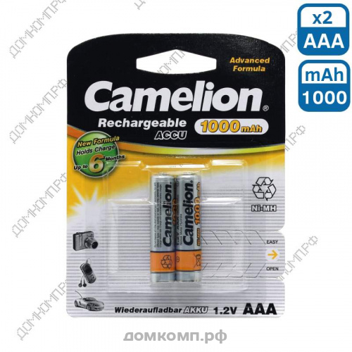 Аккумулятор AAA Camelion NH-AAA1000BP2