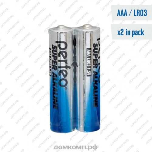 Батарейка AAA Perfeo Alkaline LR03/2SH недорого. домкомп.рф