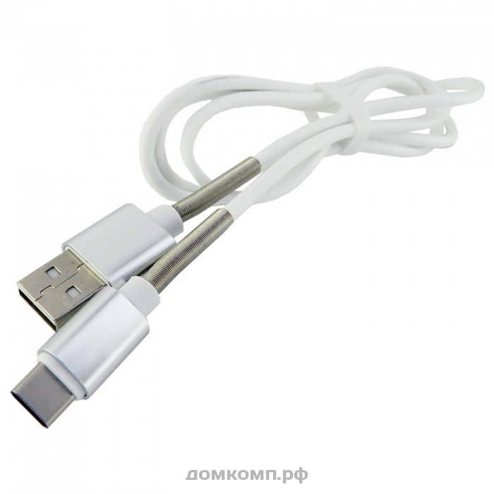 Type c 5м. Кабель USB cronax CR-08t (2a - 1 м.) резиновый с пружиной белый. USB Type-c пружинный 2 м. Пружинный кабель белый Type c. USB шнур пружинный белый.