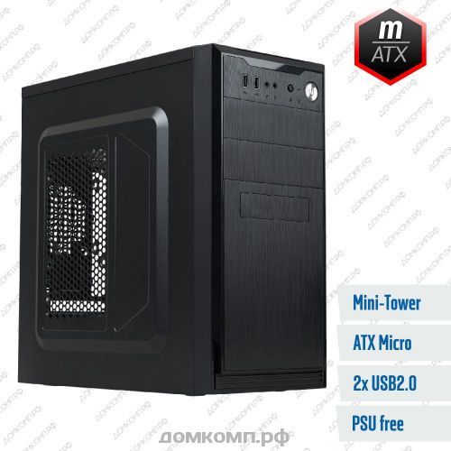 Корпус Velton 7801A-D mATX 400W USB3.0