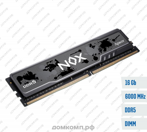 Оперативная память DDR5 16 Гб 6000MHz Apacer NOX (AH5U16G60C512MBAA-1)