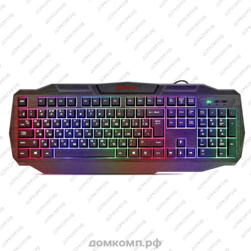 Игровая клавиатура Dialog Gan-Kata KGK-25U серебристая USB 3хLED подсветка, корпус металл