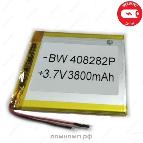 Батарея Li-Pol 3.7V 3800 mAh (82 x 82 x 4 мм)