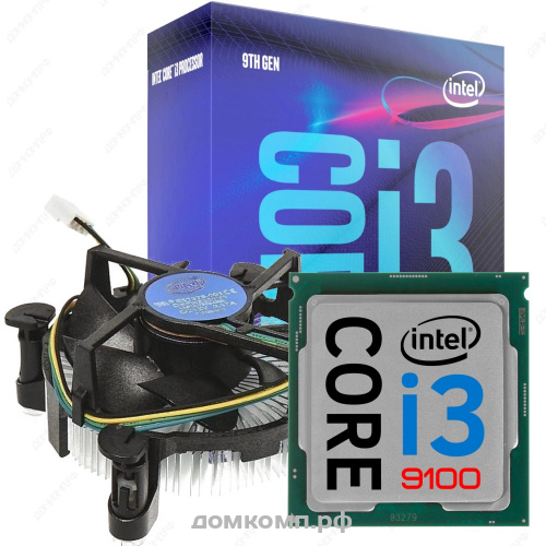 Intel Core i3 9100 BOX logo