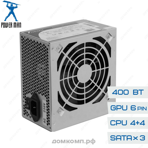 PowerMan PM-400ATX 12cm fan 