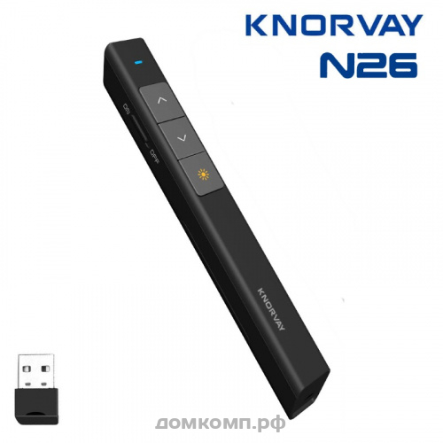 Презентер Knorvay N26 (беспроводной, 2.4 ГГц, 2 кнопки)