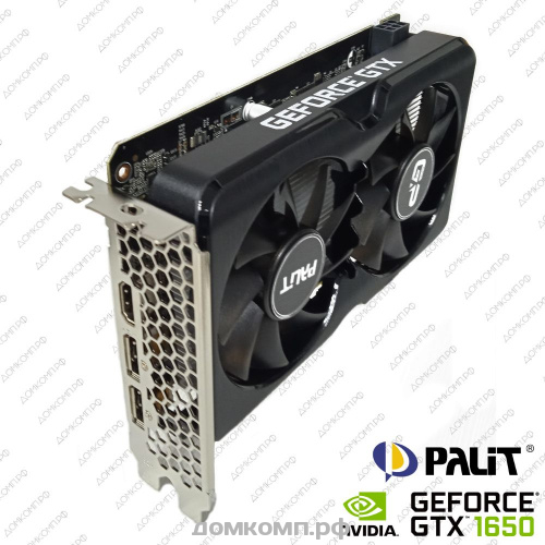 Видеокарта Palit GeForce GTX 1650 Gaming Pro OC [NE61650S1BG1-1175A]