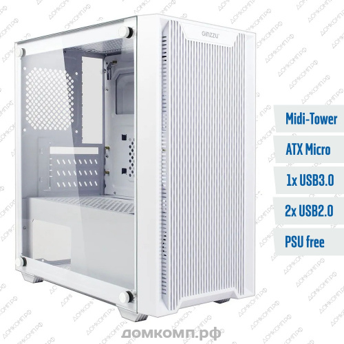 Игровой корпус Ginzzu CL560 White