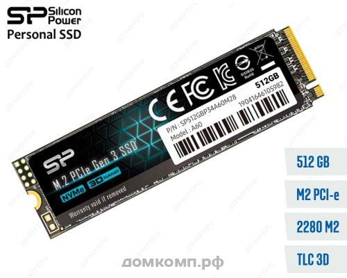 SSD PCIEx 512GB Silicon Power [SP512GBP34A60M28]