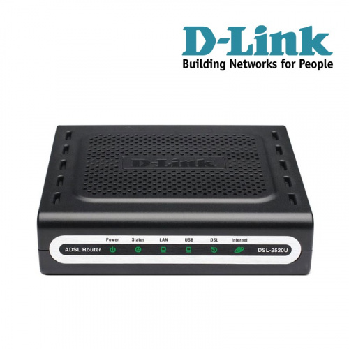 Маршрутизатор ADSL D-Link DSL-2520U/BRU