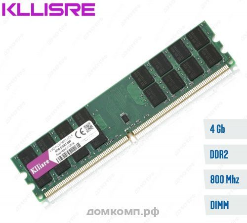 Оперативная память 4 Гб DDR2 PC2-6400 Kllisre CL6 для AMD