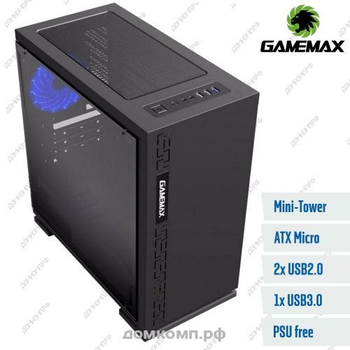 Игровой корпус GameMax H605 EXPEDITION черный