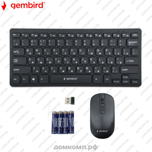 Клавиатура+мышь Gembird KBS-9100 недорого. домкомп.рф