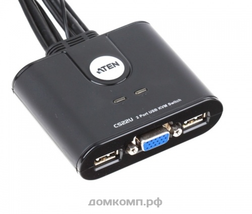 Переключатель ATEN CS22U-(A7) 2 PORT USB KVM SWITCH
