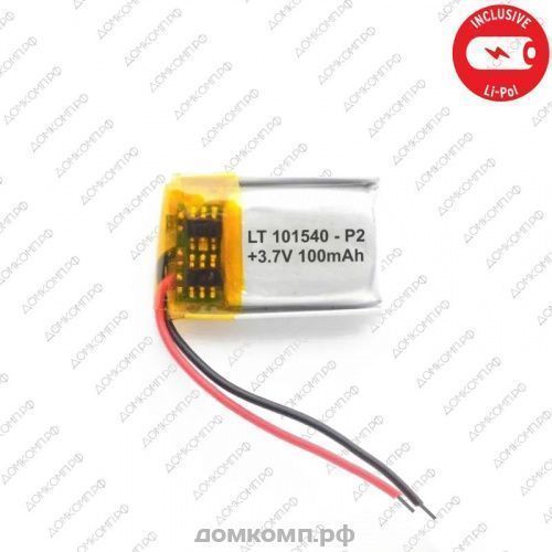 Батарея Li-Pol 3.7V 100 mAh (15 x 10 x 4 мм) 2-pin