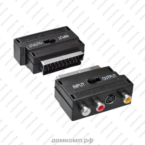 Переходник SCART - 3 x RCA Buro JSP005