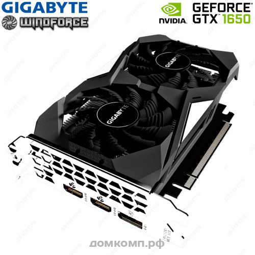 Видеокарта Gigabyte GeForce GTX 1650 OC [GV-N1650OC-4GD]