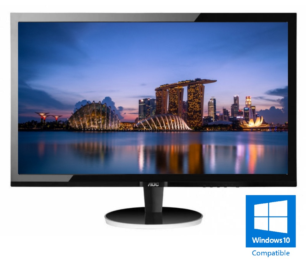 Монитор 27" AOC Q2778VQE (черный, TN LED, 16:9, 2560x1440, 1ms,DP+DVI-D+HDMI)