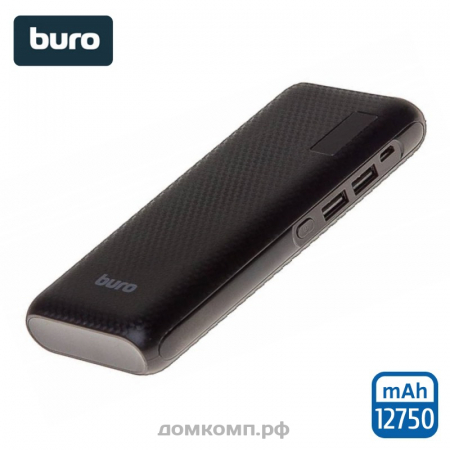 мощный легкий внешний аккумулятор 12750mAh Buro RC-12750B 