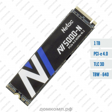 Накопитель SSD M.2 2280 1 Тб Netac NV5000 [NT01NV5000N-1T0-E4X]