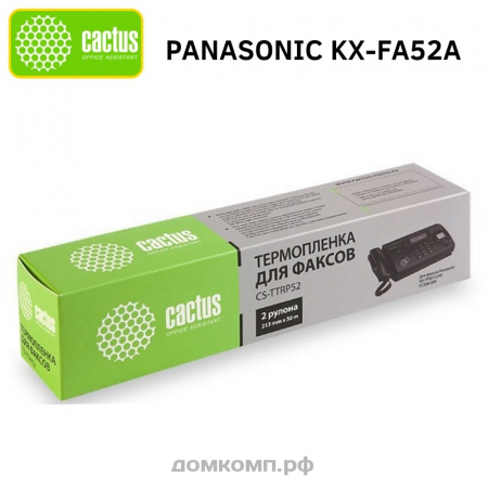 Термопленка для факсов Panasonic KX-FA52A совместимая Cactus