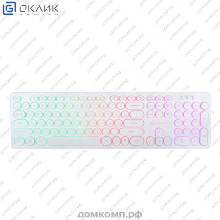 Клавиатура Oklick 420MRL White