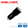 АЗУ WALKER WCR-21 USB (5В, 2.1А, 2хUSB, черный)