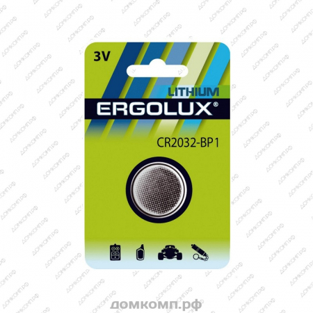 Батарейка CR2032 Ergolux BL-1