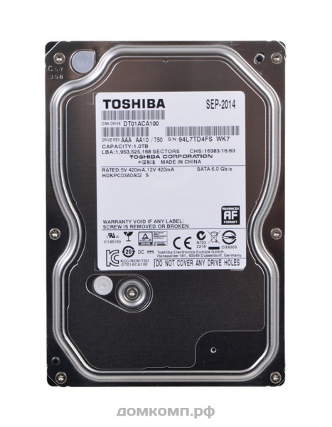 Жесткий диск 1 Тб Toshiba (DT01ACA100)