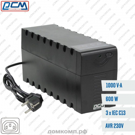 ИБП PowerCom RPT-1000AP