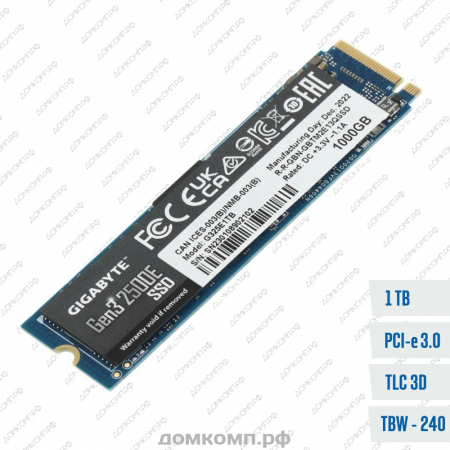 Накопитель SSD M.2 2280 1 Тб Gigabyte AORUS 2500E [G325E1TB]