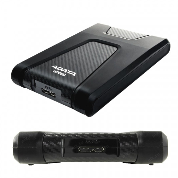 Внешний HDD 1 Тб A-DATA DashDrive Durable AHD650-1TU31-CBK