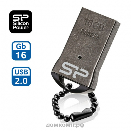 Память USB Flash 16 Гб Silicon Power Touch T01 [SP016GBUF2T01V1K] USB2.0