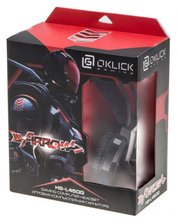 Игровая гарнитура Oklick HS-L450G ARROW недорого. домкомп.рф