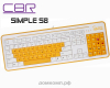 Клавиатура CBR Simple S8