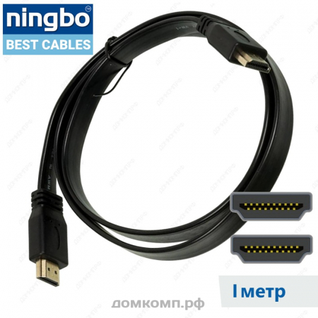 Кабель HDMI - HDMI Behpex плоский 1M