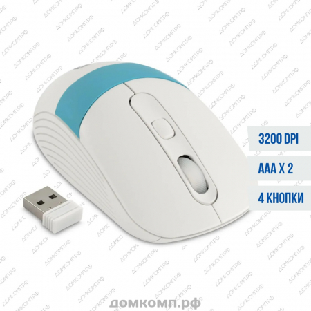 Мышь беспроводная Oklick 310MW White