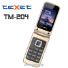 Мобильный телефон Texet TM-204 бежевый