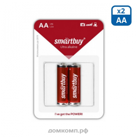 Батарейка AA Smartbuy LR6/2B