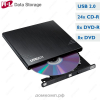 Внешний привод DVD-RW USB LG GP50NB41 (USB, цвет черный)