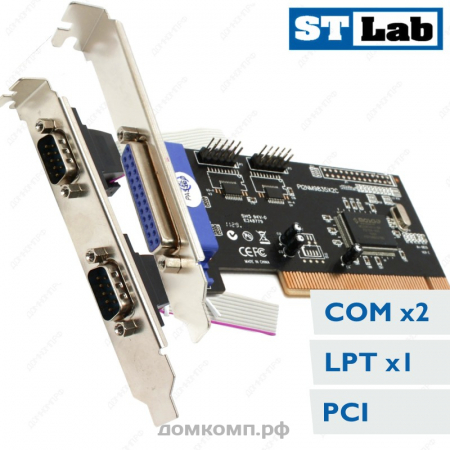 Контроллер PCI STLab i152 2xCOM 1xLPT