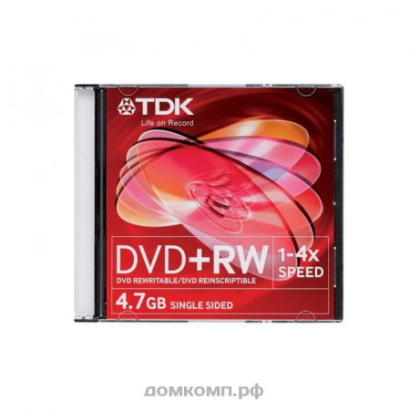 дешевый DVD+RW TDK