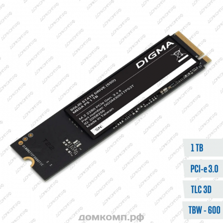Накопитель SSD M.2 2280 1 Тб Digma Mega P5 [DGSM3001TP53T]
