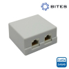 Розетка RJ-45 UTP 5E (сетевая, двойная) 5bites LY-SB02-A